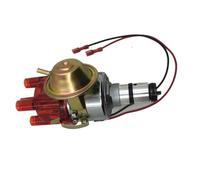 Distributor Complete Distributor Chrome Clean Cap 034 Electronic Distributor W Vacuum Advance Fit For VW Beetle Ignition Distributor