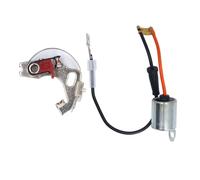 Distributor Points and Condenser Set, Ignition Distributor and Condenser Set for Lucas Type 43D4 43D6 45D4 45D6, Enhanced Performance Replacement with Premium Metal and ABS