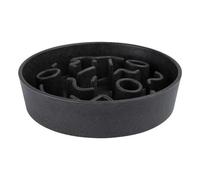 District 70 BAMBOO Bowl for Slow Feeding 13.5 cm Dark Grey for Cats
