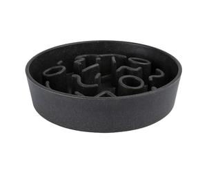 District 70 Bamboo Dog Slow Feeder, 21 cm, Dark Grey