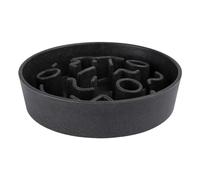District 70 Bamboo Dog Slow Feeder, 28 cm, Dark Grey