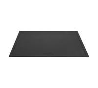 DISTRICT 70 SERVE Silicone Mat for Under the Feeding Bowl Easy to Clean Black