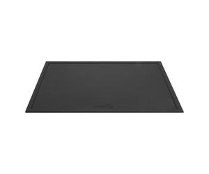 DISTRICT 70 SERVE Silicone Mat for Under the Feeding Bowl Easy to Clean Black