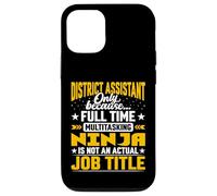 District Assistant Job Title - Funny District Secretary Case for iPhone 12/12 Pro