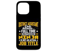 District Assistant Job Title - Funny District Secretary Case for iPhone 13 Pro Max