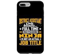 District Assistant Job Title - Funny District Secretary Case for iPhone 7 Plus/8 Plus
