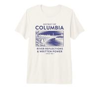 District of Columbia River Reflections & Written Power Premium T-Shirt