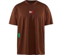 District Vision - Breathable and lightweight trail/running T-shirt - Boxy Training Short Sleeve Tee Espresso for Men - Size S - Brown Brown S