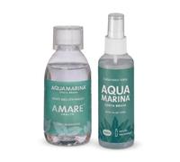 DISTROFARMA Sea Water Mouthwash 250ml + Aloe Vera Skin Spray 150ml Pack | Pack 2 productos: Colutorio bucal agua de mar hipertónico menta 250 ml + Spray cutáneo aloe vera agua de mar 150 ml. Agua de