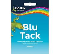 Distrosys Blu Tack Original Reusable Adhesive Putty 60g - Multipurpose Handy Size Sticky Tack for Home, Office, Arts, Crafts, Posters. Safe, Non-Toxic, Clean Reusable Mounting Putty (1, 60g)