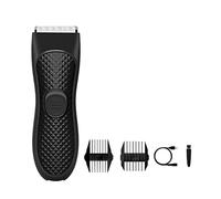 Disttocate 1Set Men's Electric Trimmer Groin Hair Trimmer Pubic Hair Removal Intimate Areas Body Clipper Black Epilator Rechargeable Shaver