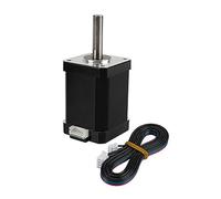 Disttocate 42 Stepper Motor Height 60mm Motor with 1000XH2.54 Cables for 3D Printer Extruder CNC Spare Parts Accessories -Black