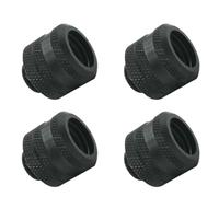 Disttocate 4PCS for OD14MM Hard Tube Fitting Kit for Acrylic PETG Compression Connector for Computer Water Cooling