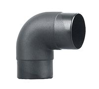 Disttocate 60mm Car Air Heater Ducting Pipe Air Vent Outlet L Shape Elbow Bend Pipe Exhaust Connector for Eberspaecher