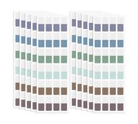 Disttocate Sticky Index Tabs Page Markers Tabs 0.47 X 1.1 Inch Writable Page Tabs Transparent for NotebooksFiles