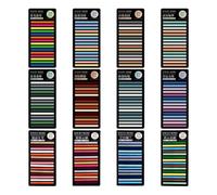 Disttocate Transparent Rainbow Index Memo Pad It Sticky Notepads Paper Sticker Notes School Supplies Kawaii Stationery Gift Easy to Use