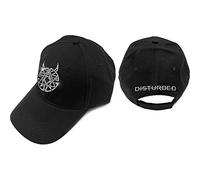 Disturbed Baseball Cap Icon & Band Logo Official Black Unisex Snapback Taglia unica
