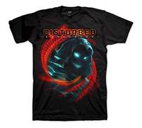 Disturbed DNA Swirl Official Tee T-Shirt Mens Unisex (Medium) Black