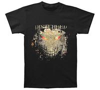 Disturbed Fire Behind Men's Short Sleeve T-Shirt - Black - Large
