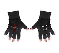 Disturbed Reddna Fingerless Gloves Black