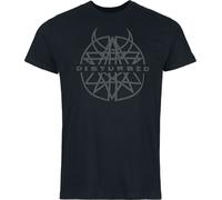 Disturbed Logo 3D Druck T-Shirt black M