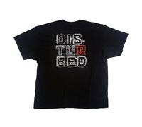Disturbed Men's Are You Ready? Cotton T-Shirt in Black | Size: Medium Disturbed Black M