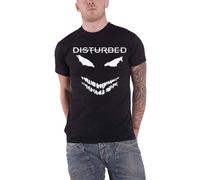 Disturbed Scary Face Candle T-Shirt in Black | Size: Large Disturbed Black L