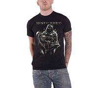 Disturbed T Shirt Lost Souls Band Logo Official Mens Black M