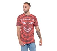 Scary Face Dip Dye Unisex T Shirt Disturbed Red M