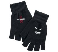 Disturbed Reddna Fingerless Gloves Black