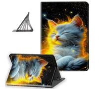 DISUOFEART for All-New Amazon Fire HD 10 Tablet Case(13th/11th Gen, 2023/2021 Release), Slim Lightweight Stand Cover with Auto Sleep/Wake, Celestial Kitten