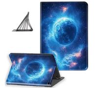 DISUOFEART for All-New Amazon Fire Max 11 Tablet Case(13th Gen,2023 Release), Slim Lightweight Stand Cover with Auto Sleep/Wake, Blue Glowing Planet in Cosmic Nebula
