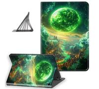 DISUOFEART for Amazon Fire HD 8/8 Plus Tablet Case(12th/ 10th Generation, 2024/2022/2020 Release), Slim Lightweight Stand Cover with Auto Sleep/Wake, Alien Planet Futuristic City