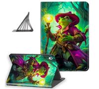 DISUOFEART for iPad A16 Case/iPad 10th Generation Case（2025/2022, Slim Lightweight Stand Cover with Auto Sleep/Wake, Frog Wizard in Enchanted Forest