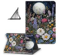 DISUOFEART for Kindle Paperwhite 10th Generation(2018 Release) Case, Slim Lightweight Stand Cover with Auto Sleep/Wake, Wildflower Under The Moonlight