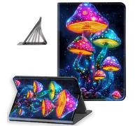 DISUOFEART for Kindle Paperwhite Case 11th Generation 2021, Slim Lightweight Stand Cover with Auto Sleep/Wake, Neon Glowing Mushrooms at Night