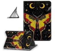 DISUOFEART for Kindle Scribe Case 10.2 Inch (2024/2022 Release), Slim Lightweight Stand Cover with Auto Sleep/Wake, Celestial Moth in Starry Night