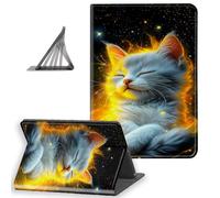 DISUOFEART for Kindle Scribe Case 10.2 Inch (2024/2022 Release), Slim Lightweight Stand Cover with Auto Sleep/Wake, Celestial Kitten