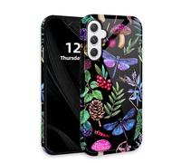 DISUOFEART for Samsung Galaxy A15 5G Phone Case with Double Layer Protection - Film Design 2 in 1 Phone Cover, Forest Flora Fauna Hard Back Panel + Soft TPU Inner