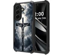 DISUOFEART for Samsung Galaxy A17 5G Phone Case, Crucifix Under Heaven | Military Grade Protection With Air-Cushioned Shock-Resistant Corners and a Clear Anti-Yellowing Acrylic Backplate