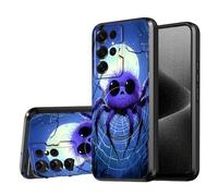 DISUOFEART for Samsung Galaxy S24 Ultra Case, Purple Spider in Moonlit Forest Military-Grade Shockproof Protection, Camera Lens Protector & Adjustable Kickstand, Heavy Duty Drop Protection