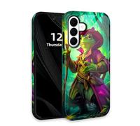 DISUOFEART for Samsung Galaxy S26 Plus Case with Double Layer Protection - Film Design 2 in 1 Phone Cover, Frog Wizard in Enchanted Forest Hard Back Panel + Soft TPU Inner