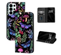 DISUOFEART for Samsung Galaxy S26 Ultra Case Wallet, Leather Flip Cover with RFID Blocking, Card Holder, Magnetic Closure, Forest Flora Fauna Kickstand Full Body Protective Case