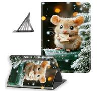 DISUOFEART for Samsung Galaxy Tab S10 Ultra/ S9 Ultra/ S8 Ultra Case 14.6 Inch, Slim Lightweight Stand Cover with Auto Sleep/Wake, Mouse Mailbox Letter