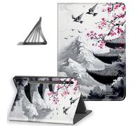 DISUOFEART for Samsung Galaxy Tab S10 Ultra/ S9 Ultra/ S8 Ultra Case 14.6 Inch, Slim Lightweight Stand Cover with Auto Sleep/Wake, Ancient Art Featuring Landscape
