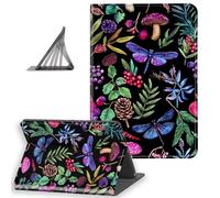 DISUOFEART foriPad 9th/ 8th/ 7th Generation 10.2 Inch (2021/2020/2019 Release) Case, Slim Lightweight Stand Cover with Auto Sleep/Wake, Forest Flora Fauna
