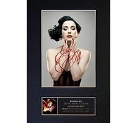 DITA VON TEESE Signed Autograph Mounted Photo Reproduction PRINT A4 Very Rare (297 x 210mm) #250 (Mount & Print (Not Framed))