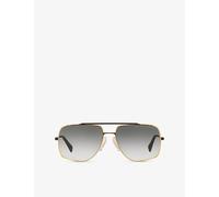 Dita Womens Dita D4000449 Midnight Special Drx 2010 Square-Frame Titanium Sunglasses