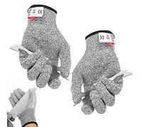 Ditanpu 5 Level Working Safety Glove, Safety Glove Man Cut Proof Gloves For Kitchen Butcher Outdoor Garden Work Protective Hands, Anti Cut Safety Work Gloves For Kitchen Knives Wood Carving