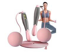 Ditanpu Cordless Jump Rope - Intelligent Counting Skipping Rope - Anti-Tangled Wire Rope Adult Jumping Rope for Indoor Outdoor Workout